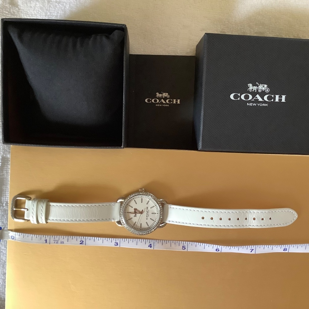 Coach White Women's Watch - Picture 15 of 16